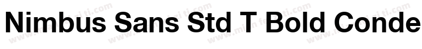 Nimbus Sans Std T Bold Condensed字体转换
